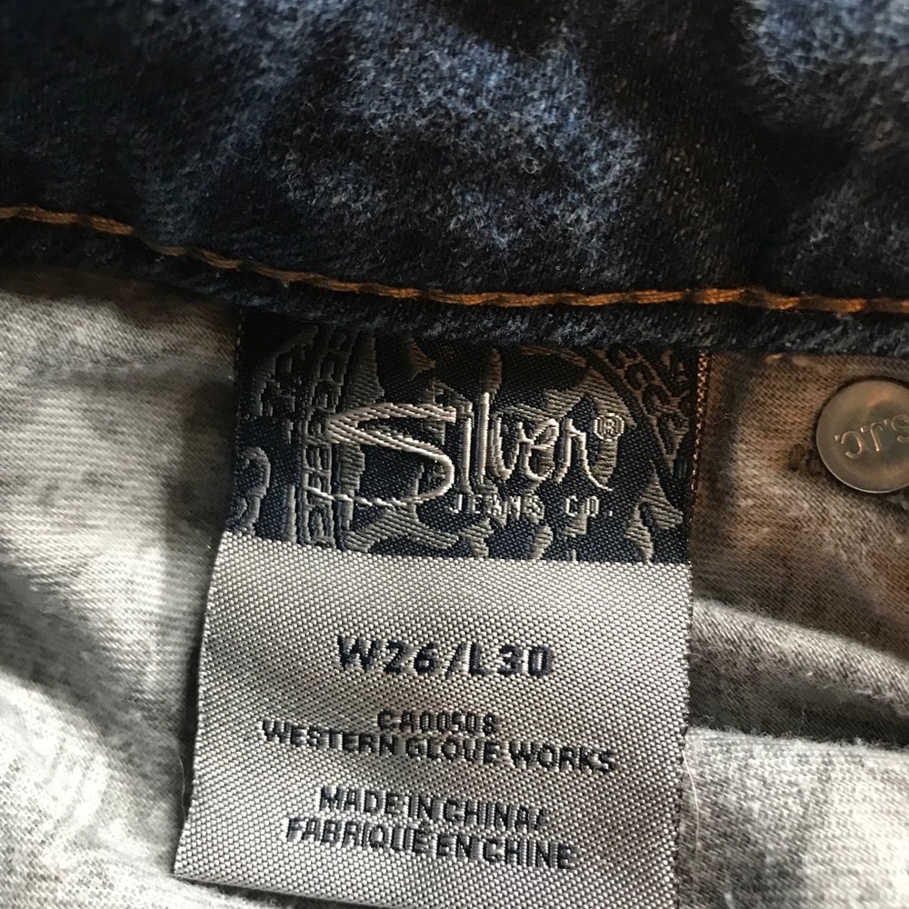 Women’s Silver SukI Jeans sz 26x30 - Picture 6 of 7
